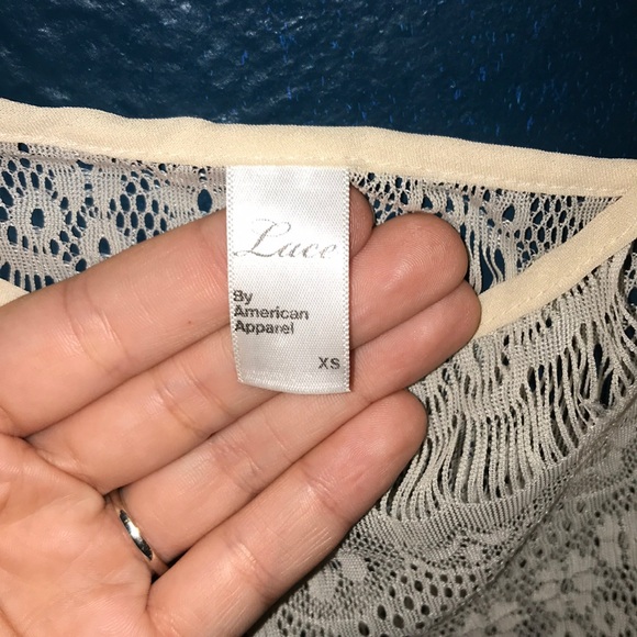 American Apparel Lace Camisole - Picture 3 of 3